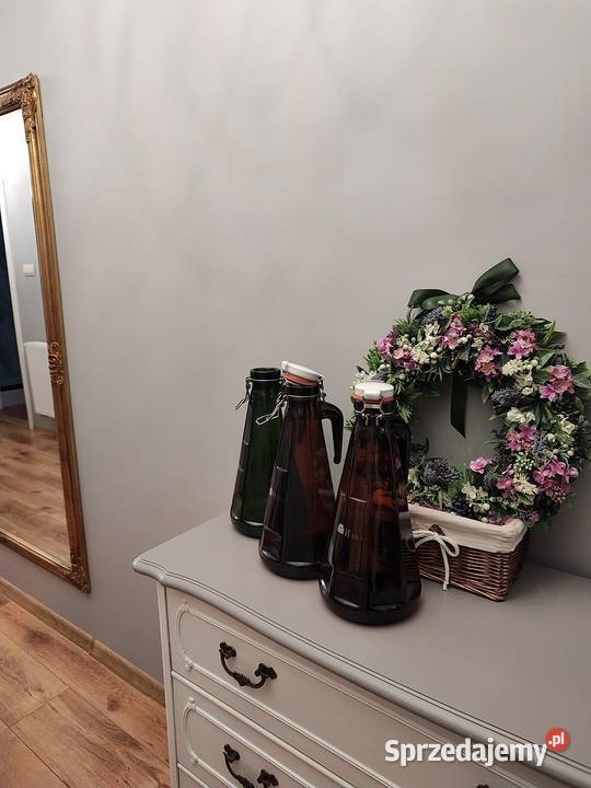 Butelki szklane duże zamykane korkiem do sprzedam