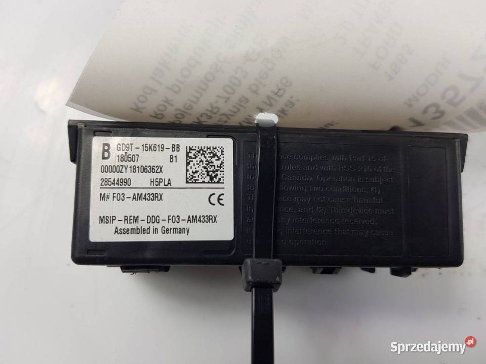MODUŁ GD9T15K619BB FORD TRANSIT MK8 kujawsko-pomorskie Lipno