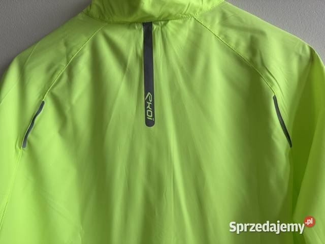 Kurtka przeciwdeszczowa EKOI ultralight żółta Dąbie