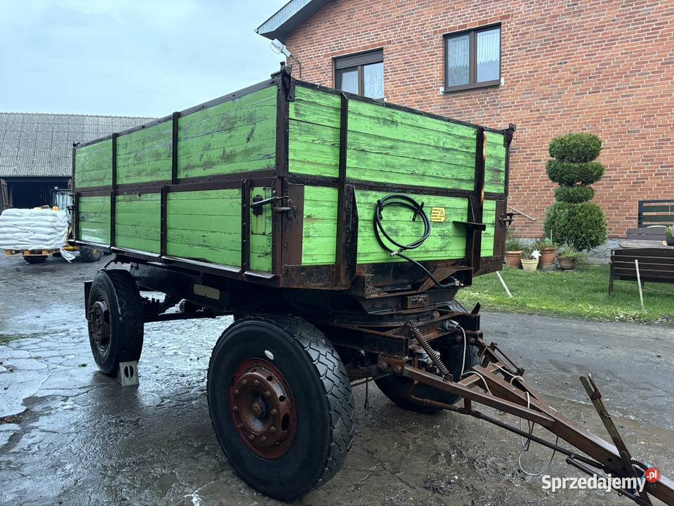 Przyczepa rolnicza kassbohrer 8t 10t 3 strony nieuszkodzony sprzedam