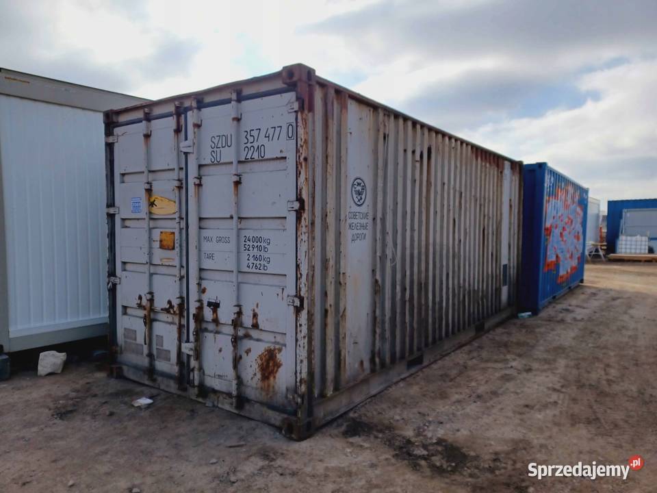 Kontener morski 20HC używany magazynowy szczelny Szczecin
