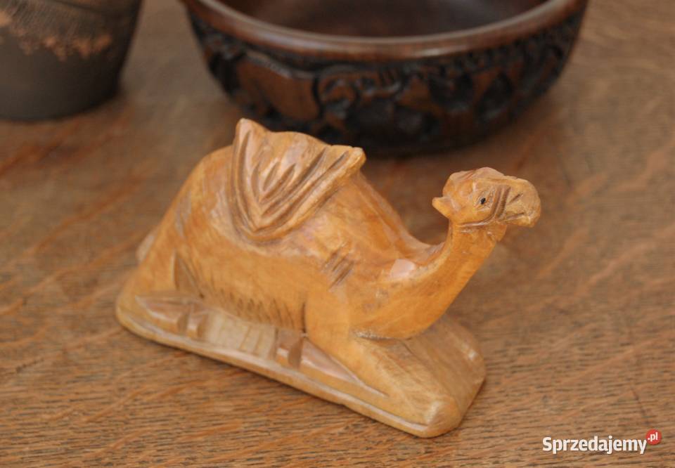 Wielbłąd rzeźba afrykańska Egipt rękodzieło lubelskie Lublin