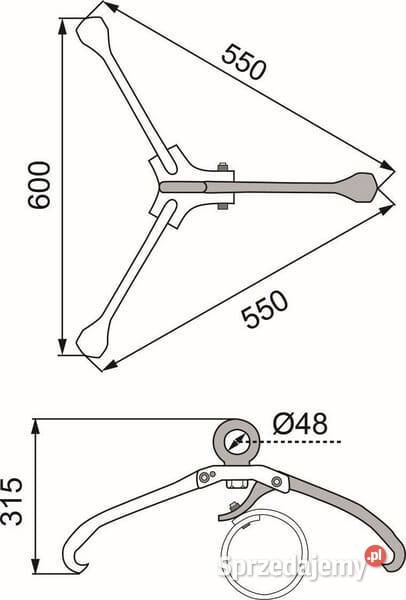 Chwytak do beczki Rema DG10 Kamionna