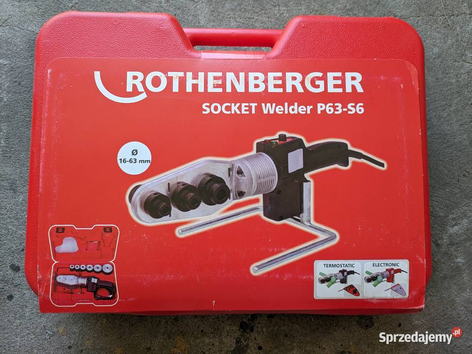 Zgrzewarka do rur ROWELD P 63 S6