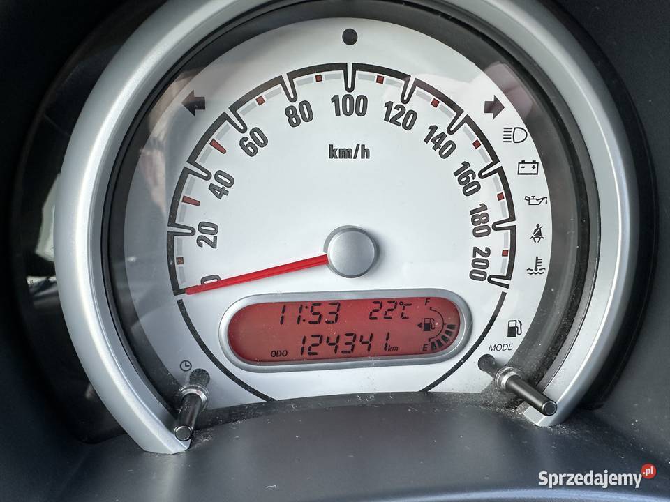 Opel Agila B 12 86 2008 Klimatyzacja 124 341 nieuszkodzony Morąg