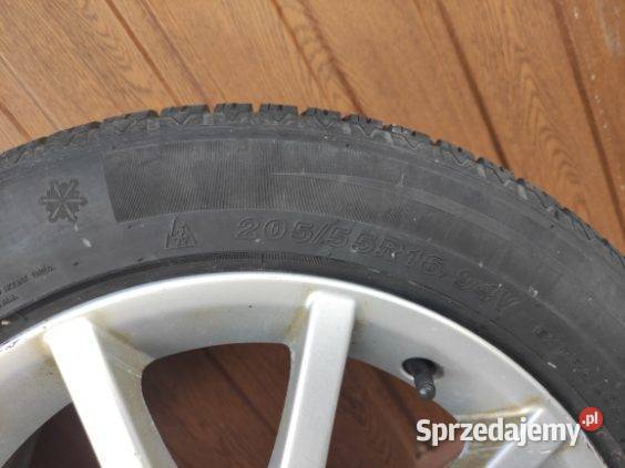 Komplet oryginalnych alufelg r16 z oponami 20555 świętokrzyskie Ostrowiec Świętokrzyski