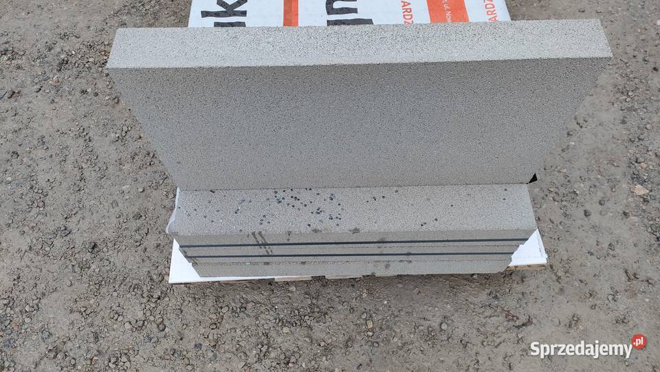 Płytka betonowa palisada stopień lewitujący blok Mszana Dolna