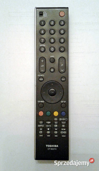 Pilot „Toshiba” CT-90274 do TV / VCR / DVD - sprawny