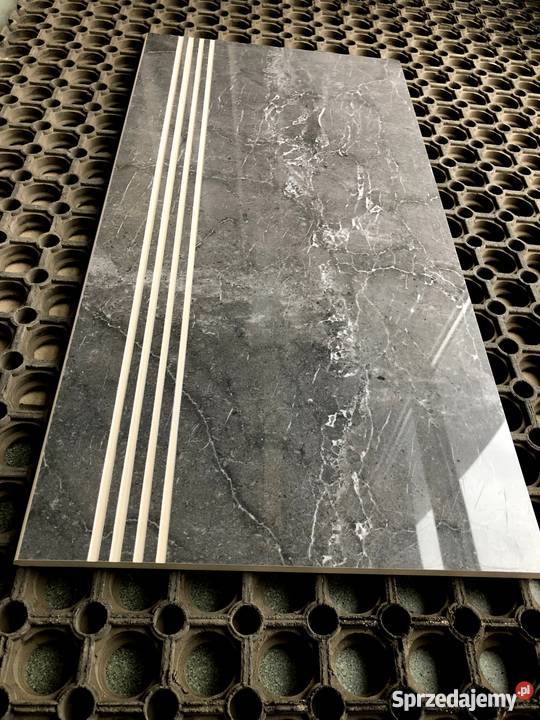MARMUROWE SCHODY stopnica połysk IMPERIAL GRAFIT Piotrków Trybunalski