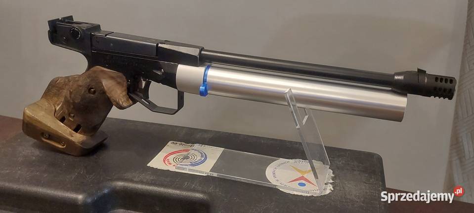 Pistolet Fwb C20 pcp 45mm match kompensator Borówno