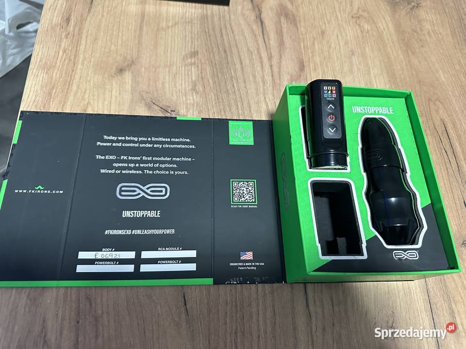 Maszynka do tatuażu Fk Irons Spektra exo stealth Paczków