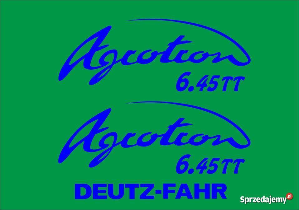 naklejki deutz agrotron 645tt Jeżewo