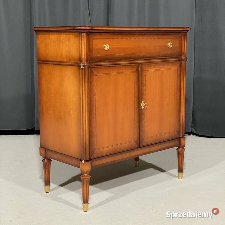 Intarsjowany wiśniowy barek komoda szafka na Budno sprzedam