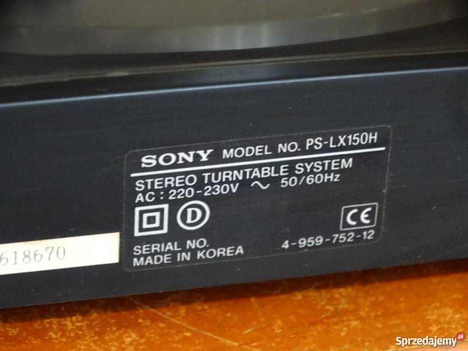 Gramofon Sony LX150H ładny i sprawny z Jasło