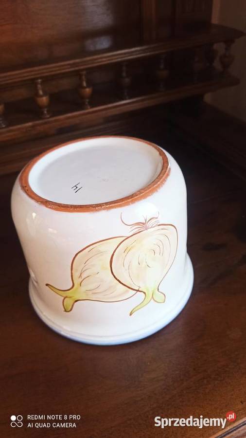 Donica z cebulą do powieszenia Ciężka gruba