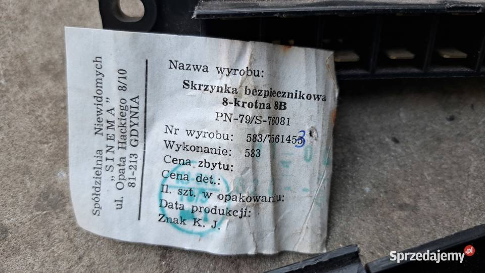 Fiat 126p skrzynka bezpieczników NOWA Skrzynki bezpieczników Leszno