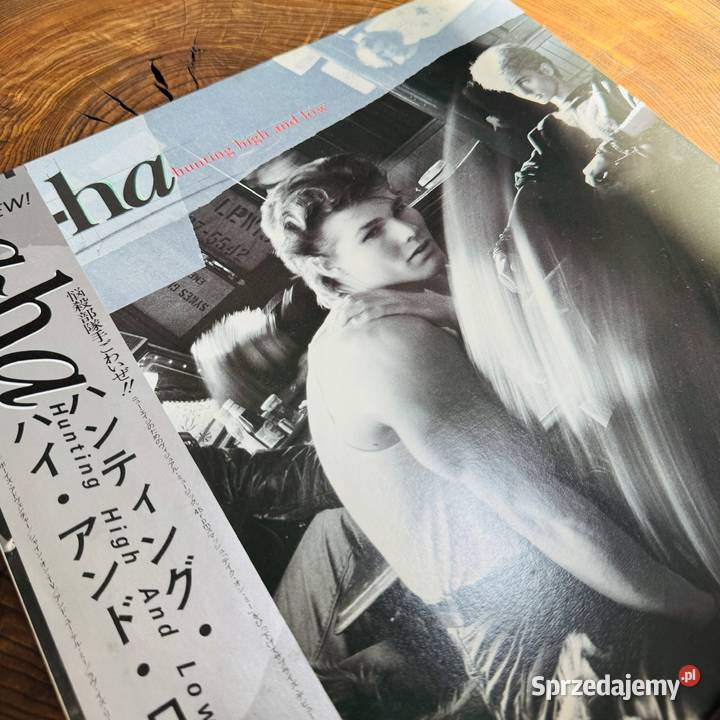 AHa Hunting High And Low EXEX Japan Obi LP 1985 Kraków