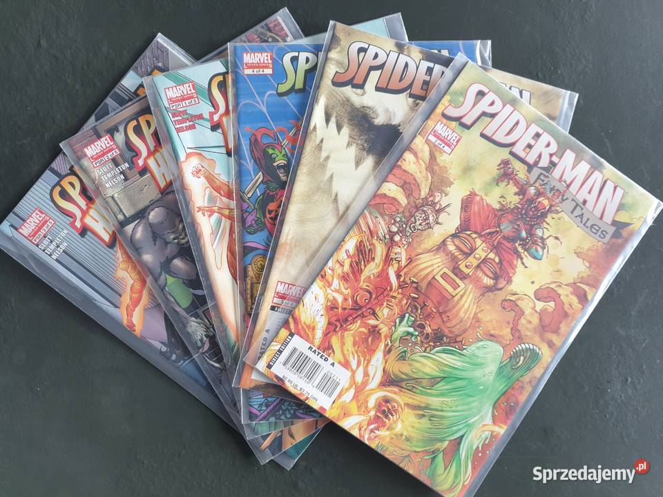 SpiderMan Human Torch Fairy Tales 6 komiksów Gdynia
