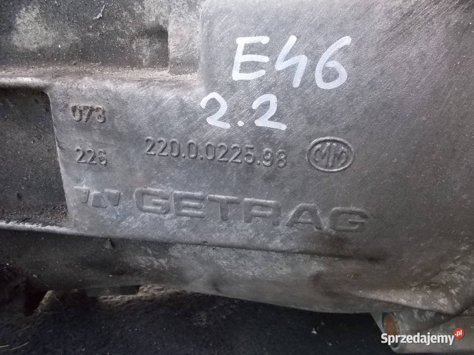 BMW E46 320 22 24v 01r skrzynia biegów Zamość
