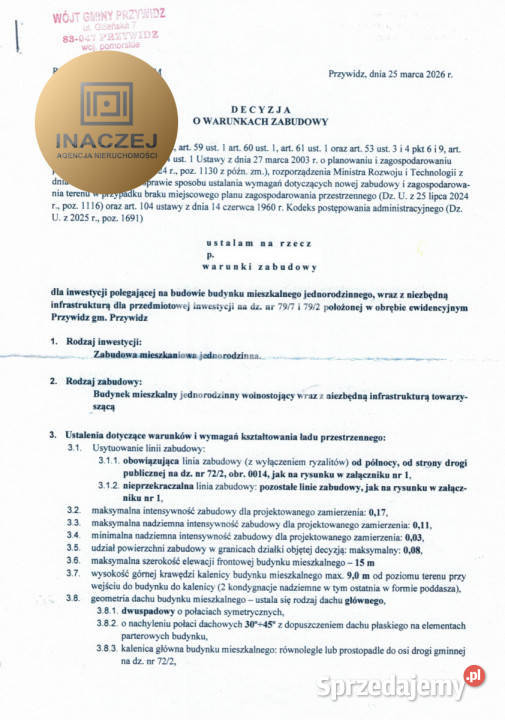 Grunt Gromadzin 3253m2