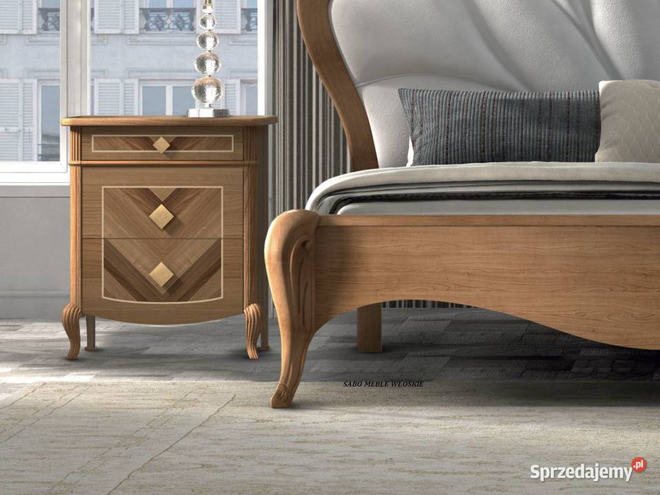 Klasyczne łóżko włoskie Ravello 180 orzechowe Łóżka Przemyśl