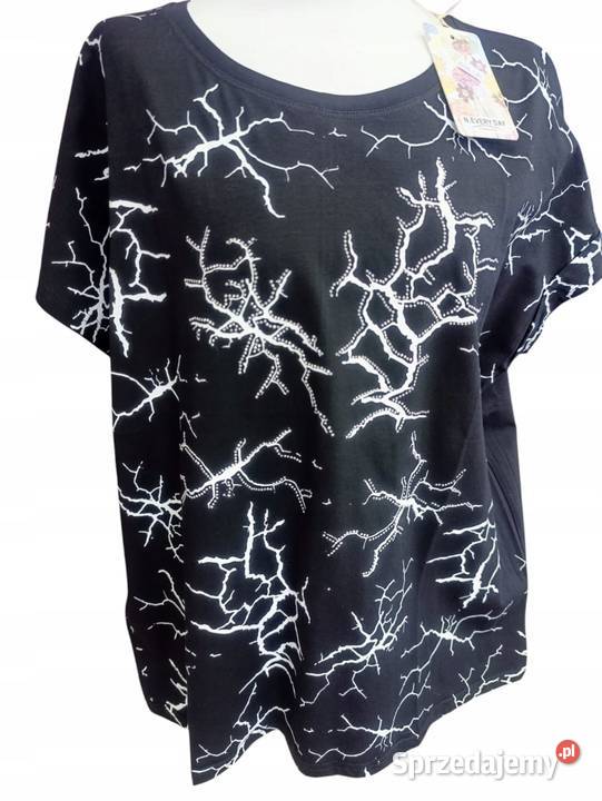 Luksusowa bluzka damska Cekiny koronki kamienie Pątnów