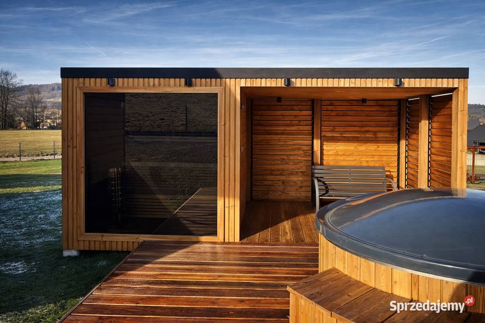 Sauna Ogrodowa 3 m z piecem elektrycznym HARIVA Kraków