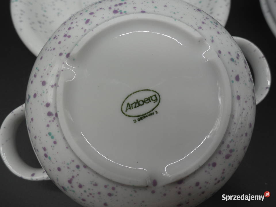 Bulionówki zestaw do zupy z kolekcji Arzberg Porcelana i szkło Raszków
