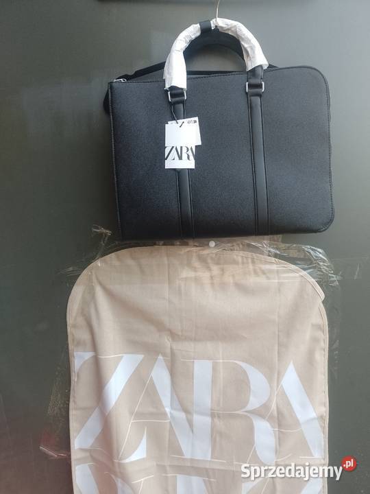 ZARA Czarna teczka z Madrytu torba na laptopa 13 Kraków