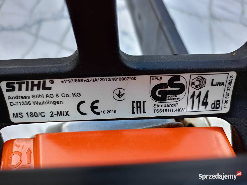Piła spalinowa STIHL MS 180