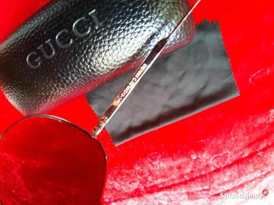 Gucci okulary 1033 przeciwsłoneczne Italy mazowieckie Podkowa Leśna sprzedam