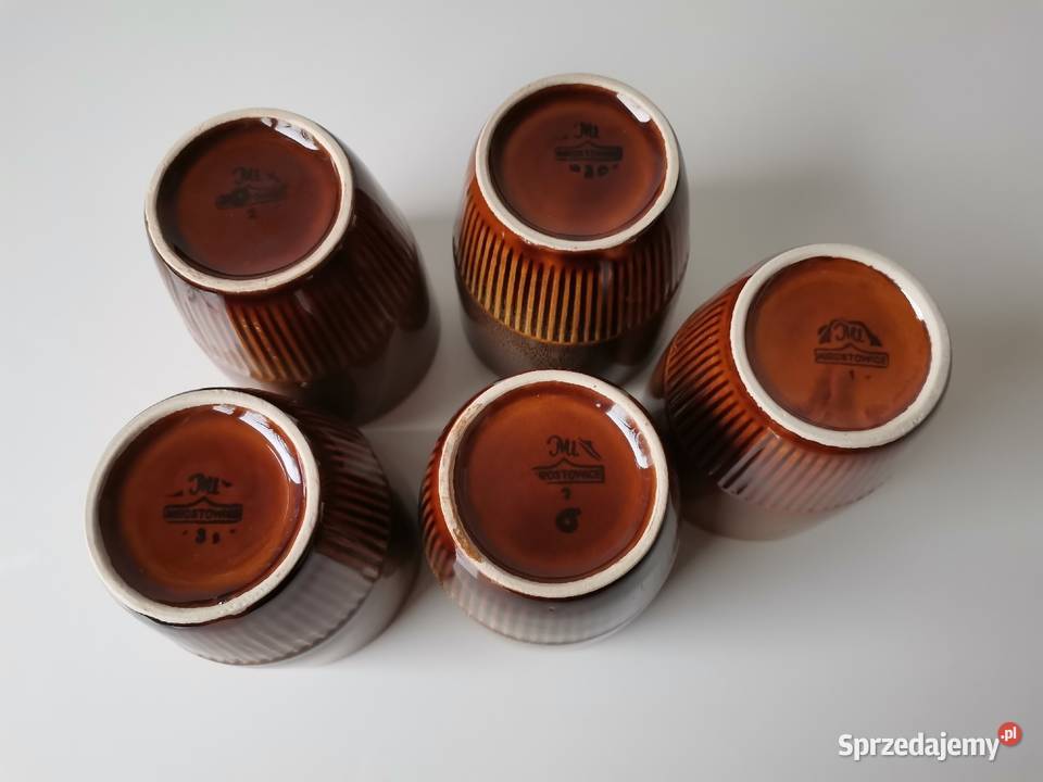 Stary nieużywany kubek Zośka bez ucha 5 sztuk śląskie Katowice
