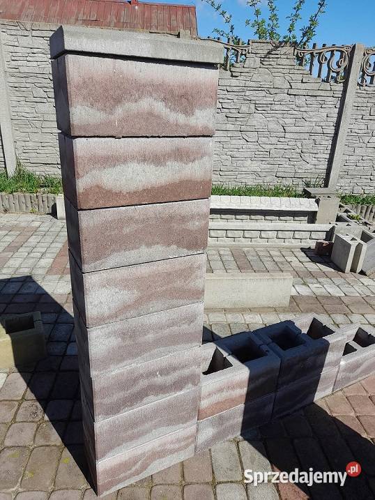 Bloczki Ogrodzeniowe Bloczek Ogrodzeniowy Szaro Żuromin