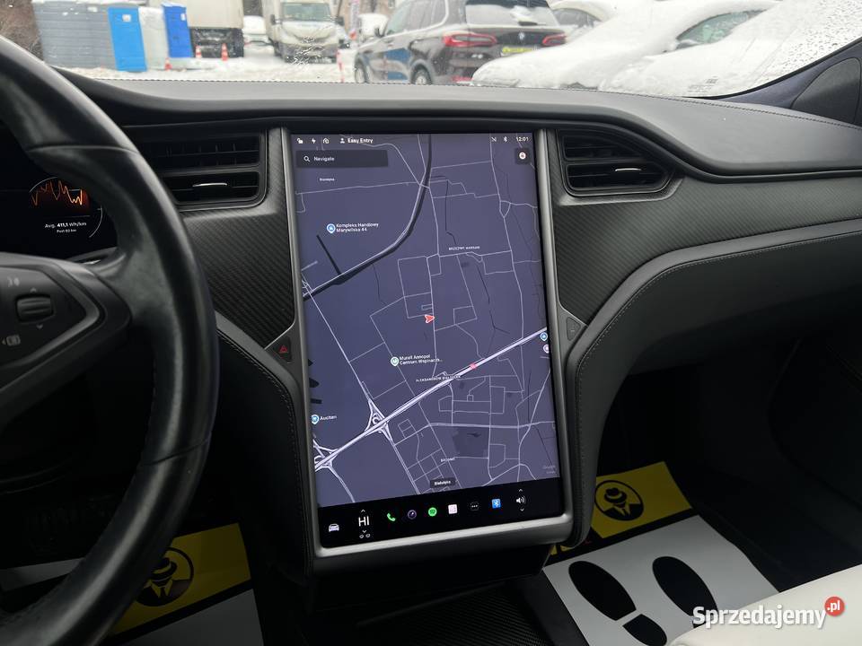 Tesla Model S 2018 niebieski Warszawa