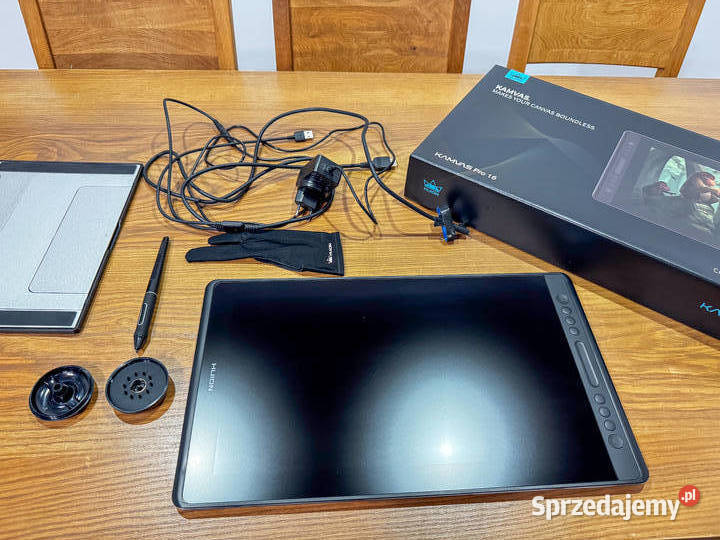 Tablet graficzny Huion Kamvas Pro 16 akcesoria łódzkie Łódź sprzedam