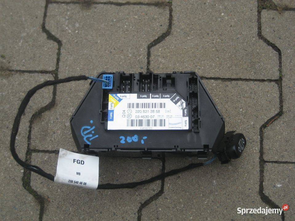 mercedes w220 220 s klasa 9802r panel sterownik Fotele i kanapy Rakoniewice