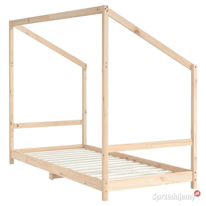 Rama łóżka dzieci 90x200 drewno sosnowe WM835703 Warszawa