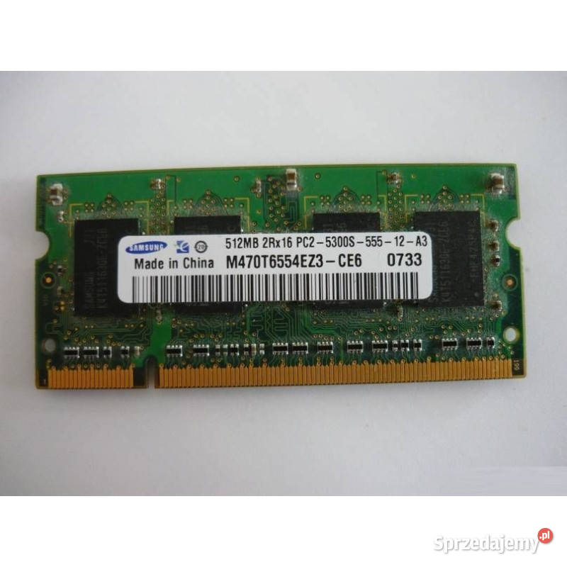 Pamięć PC RAM DDR2 Samsung 512MB 2RX16 Poznań sprzedam