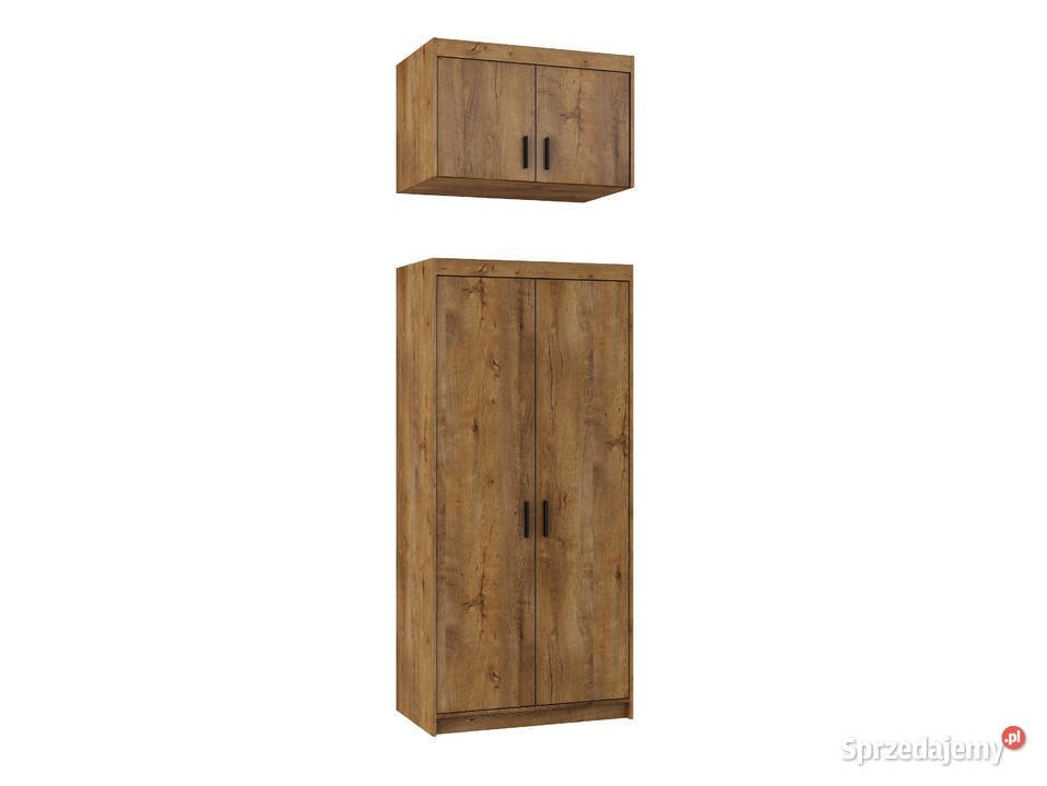 Szafa drzwudrzwiowa 90 biała dąb sonoma dąb 89.7cm Gdańsk sprzedam
