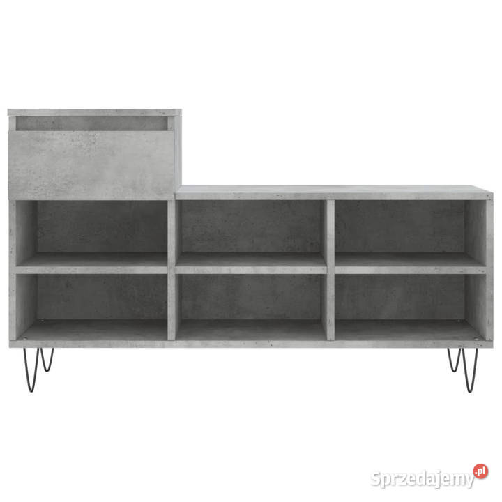 Szafka na buty szarość betonu 102x36x60 WM831368 mazowieckie Warszawa