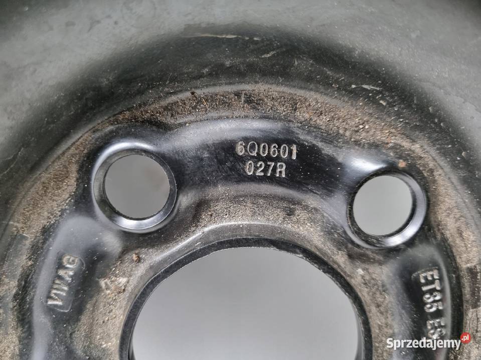 KOŁO ZAPASOWE VW Polo IV Fabia II Zapas felga Rudka