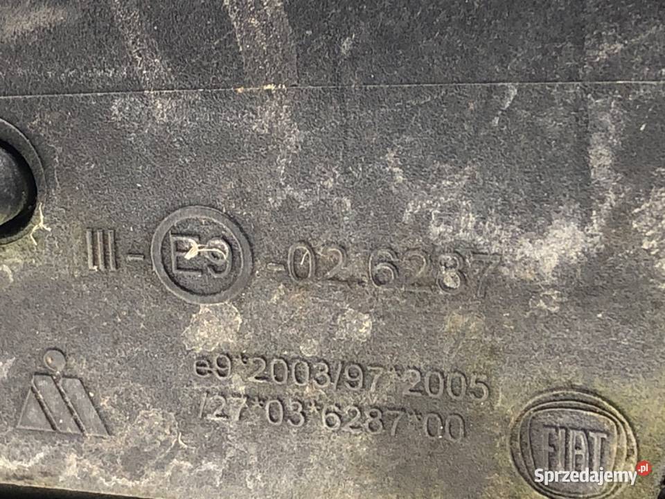 LUSTERKO LEWY FIAT DOBLO II Minivan BIAŁY