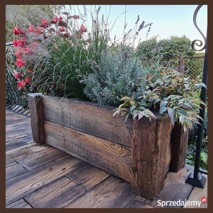 Kwietnik donica warzywnik imitacja drewna świętokrzyskie Skarżysko-Kamienna