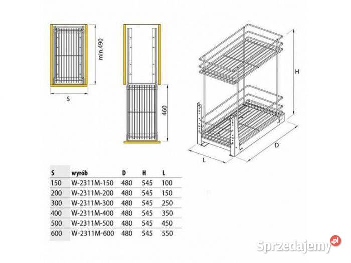 Kosz Cargo MINI STANDARD Nomet 30 2 poz z Gliwice sprzedam
