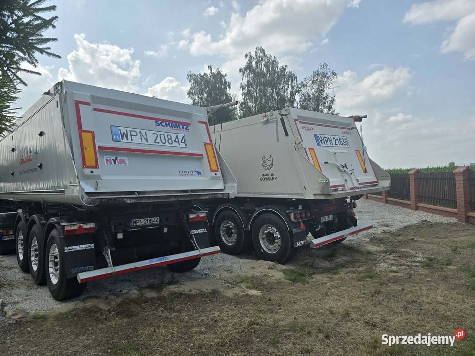 SCHMITZ wywrotka z parapetem 291m nowe opony Płońsk