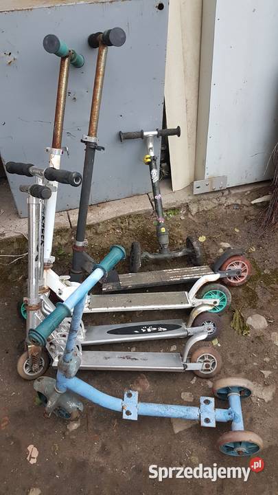 Hulajnogi 5 do naprawy na części Lublin