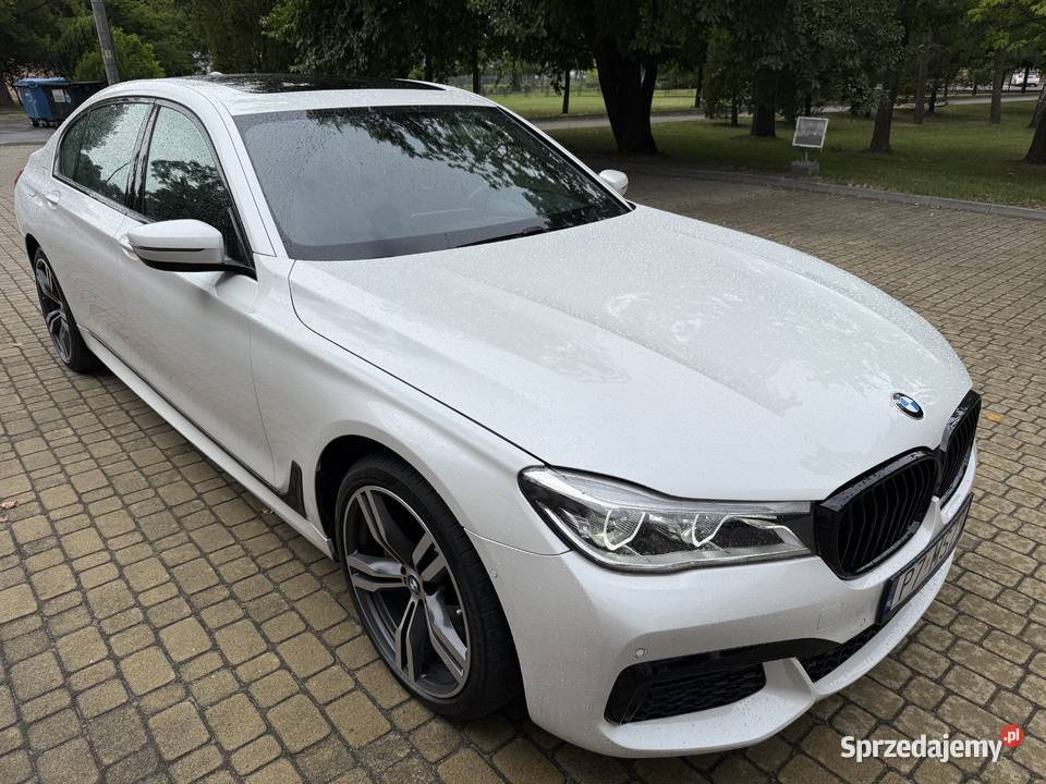 Bmw 7 long dociągi Head Up ledy M pakiet zamiana Rok produkcji 2016 Mielec