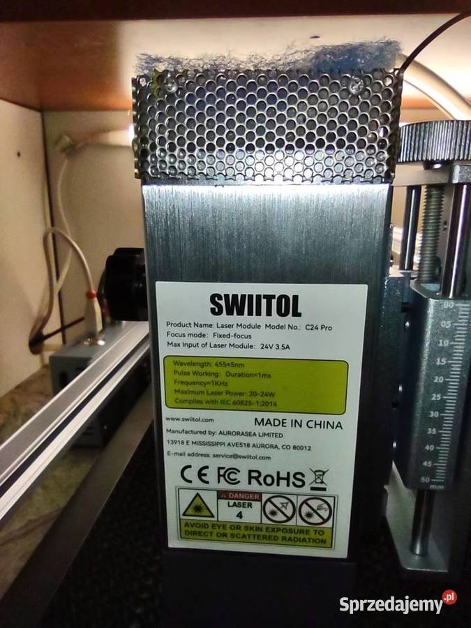 Grawerka laserowa Swiitol C24 Pro o mocy Będzin