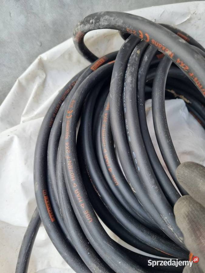 Nowy Kabel Przewód Gumowy 2x4mm Titanex 11 Made małopolskie Skawina