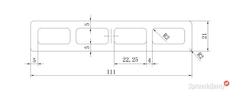SZTACHETA KOMPOZYT KOMOROWA SEQO BB110H21 słoje wielkopolskie Ostrzeszów